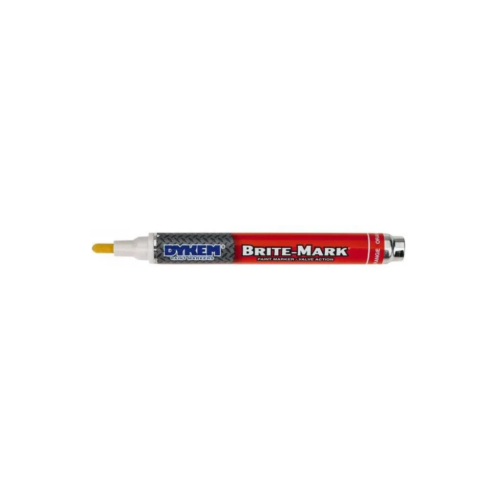 Liquid Paint Marker: Orange, Oil Base, Line & Medium Tip