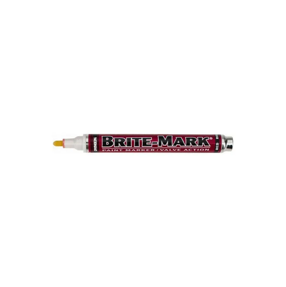 Liquid Paint Marker: Red, Oil Base, Line & Medium Tip