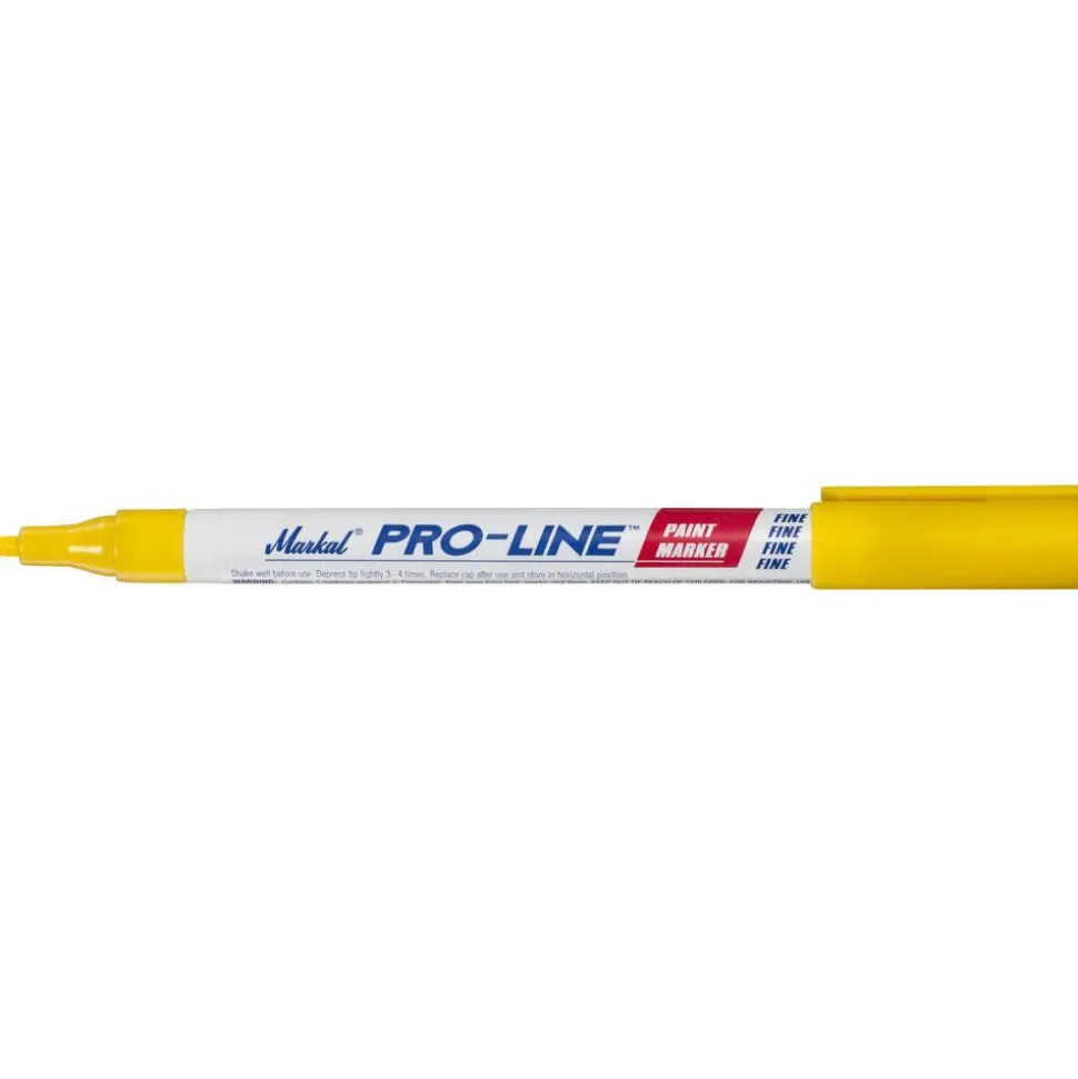 Liquid Paint Marker: Yellow, Alcohol Base, Fine Tip