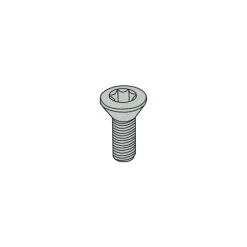 Lock Screw for Indexables: TP6 Torx® Plus, M1.8 Thread