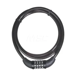 5' Long Combination Cable Lock