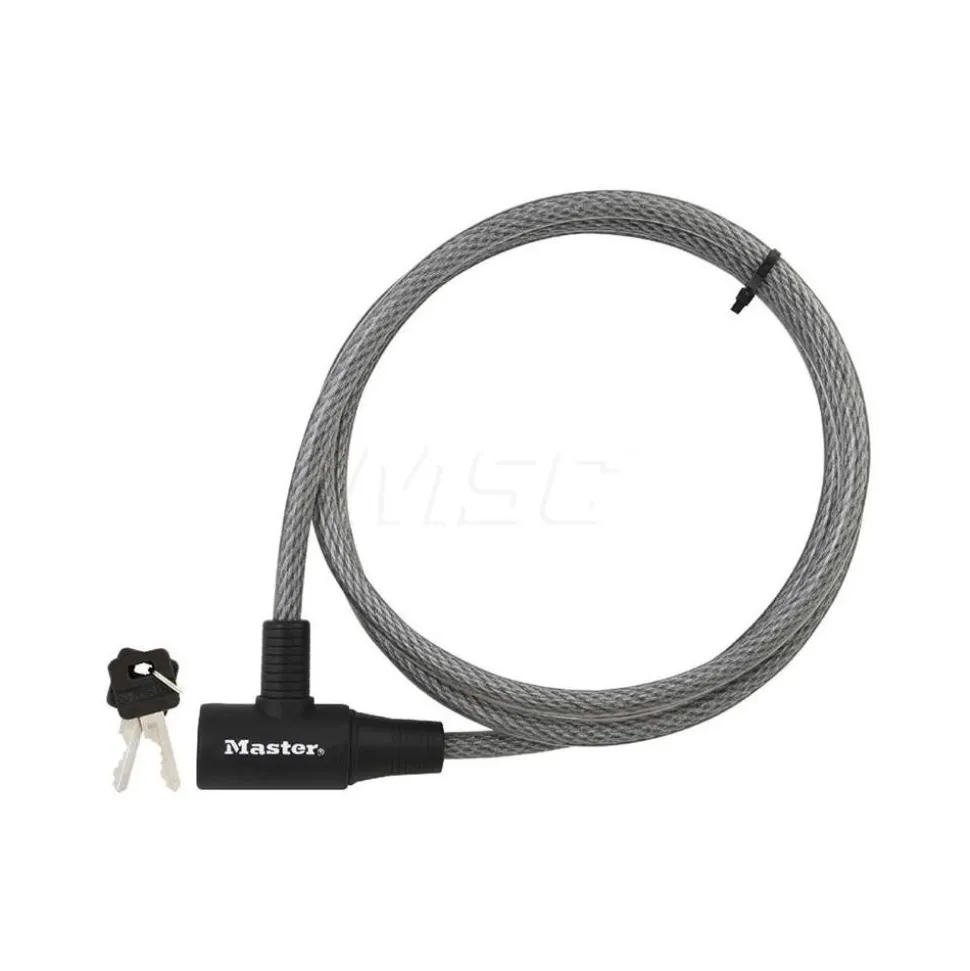 6' Long Keyed Different Cable Lock