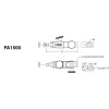 3" Long, Magnetic Indicator Base Fine-Adjustment Clamp