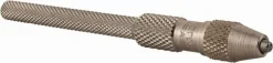 4" Long, 1mm Capacity, Precision Twist with Spring Spiral Pin Vise
