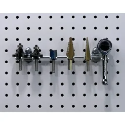 1-13/32" Long Multi-Prong Tool/Wrench Holder Pegboard Hook