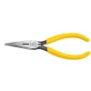 Long Nose Plier: 1-7/8" Jaw Length, Side Cutter