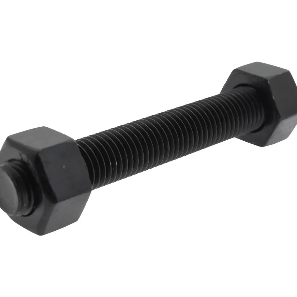 3/4-10, 5-1/2" Long, Uncoated, Steel, Fully Threaded Stud with Nut