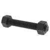 5/8-11, 4-1/2" Long, Uncoated, Steel, Fully Threaded Stud with Nut