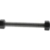 5/8-11, 6-1/4" Long, Uncoated, Steel, Fully Threaded Stud with Nut