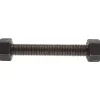 7/8-9, 6-3/4" Long, Uncoated, Steel, Fully Threaded Stud with Nut