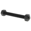 1/2-13, 4-1/2" Long, Uncoated, Steel, Fully Threaded Stud with Nut