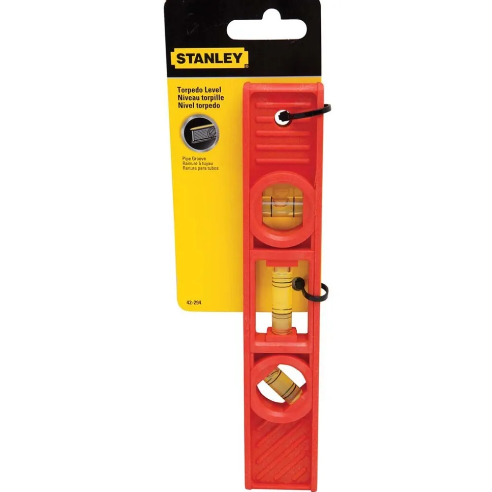 9" Long 3 Vial Torpedo Level