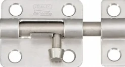 2-1/2" Long, 1-1/2" Wide Barrel Bolts