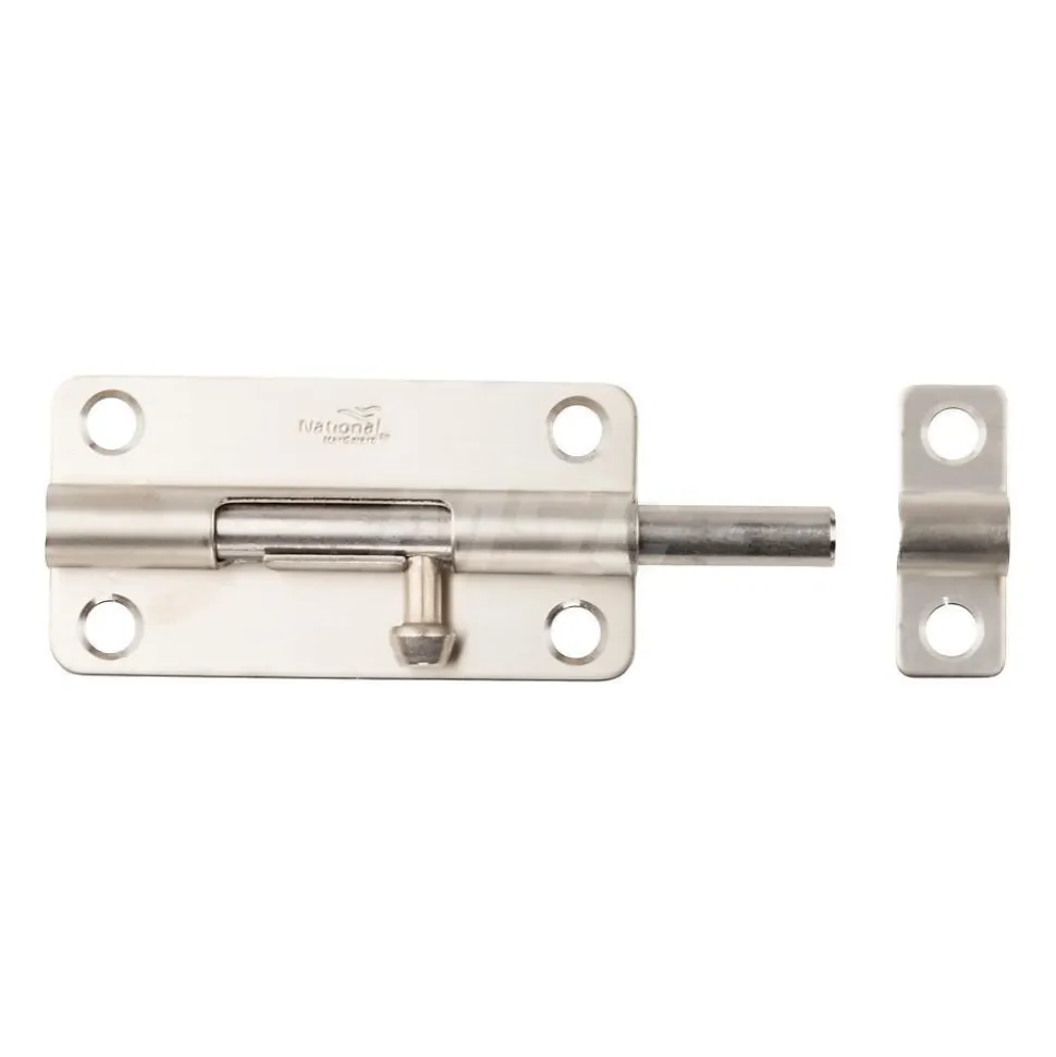 4" Long, 1.53" Wide Barrel Bolts