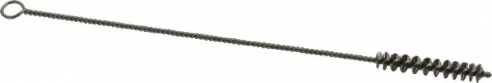 1-1/2" Long x 1/4" Dia Stainless Steel Twisted Wire Bristle Brush