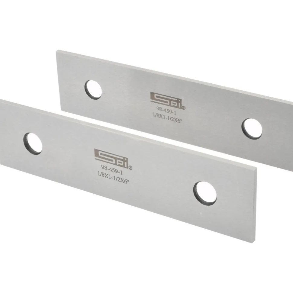6" Long x 1-1/2" High x 1/8" Thick, Steel Parallel