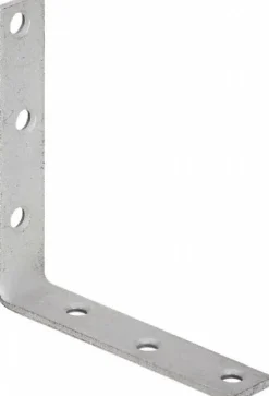 5" Long x 1" Wide, Galvanized Steel, Corner Brace