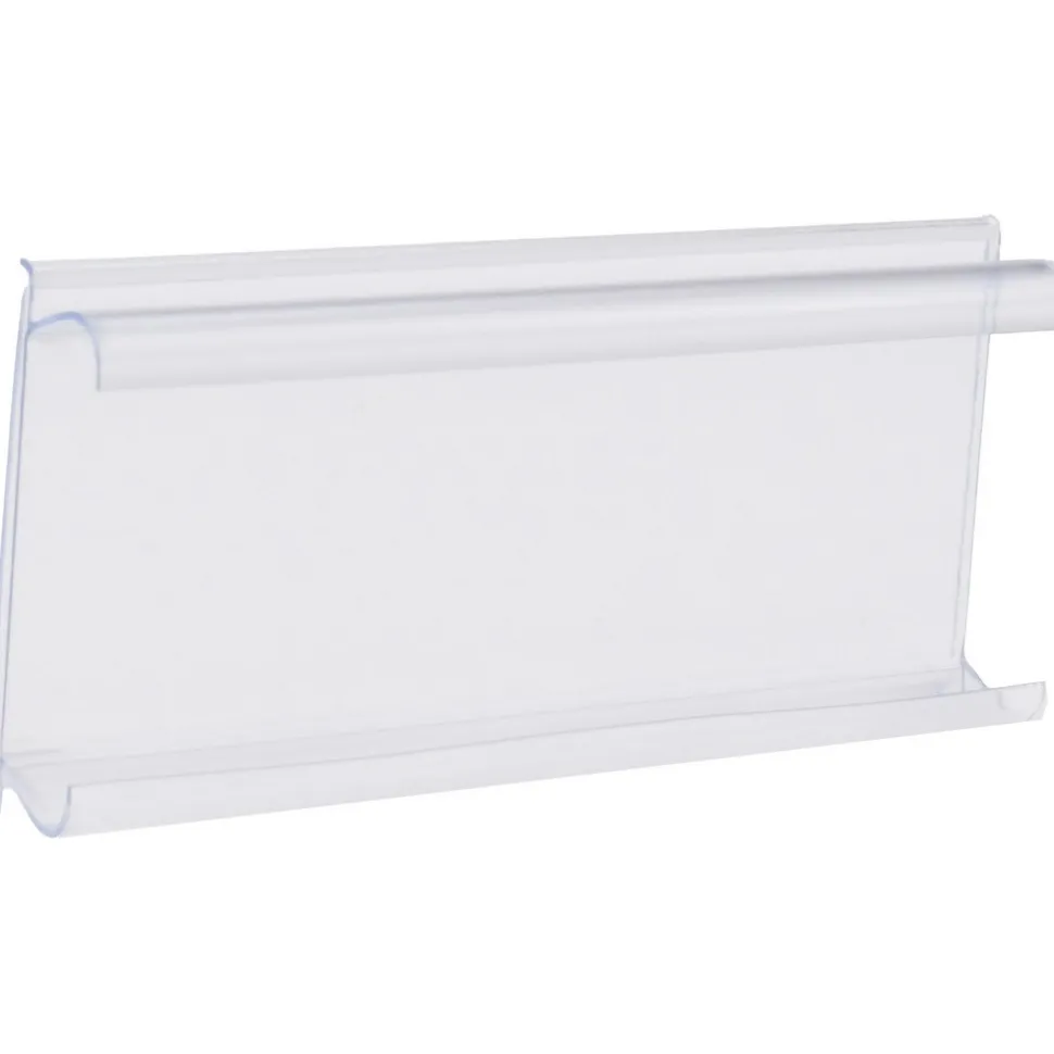 3 Long x 1-1/4 Wide, Snap On Back, Label Holder