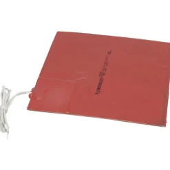 6" Long x 6" Wide, Square, Silicon Rubber, Standard Heat Blanket