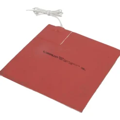 6" Long x 6" Wide, Square, Silicon Rubber, Standard Heat Blanket