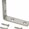 2-13/32" Long x 19/32" Wide, 18-8 Stainless Steel, Corner Brackets