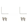1-1/2" Long x 5/8" Wide, Stainless Steel, Corner Brace