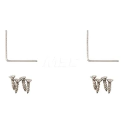 1-1/2" Long x 5/8" Wide, Stainless Steel, Corner Brace