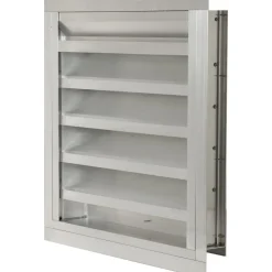 Louvers: Type: Intake or Exhaust, Drainable Blades, Extruded Aluminum; Width (Inch): 60; Depth (Inch): 4; Height (Inch): 60
