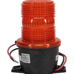 Low Profile Mini Strobe Light: Amber, T-Mount Mount, 12 to 48VDC