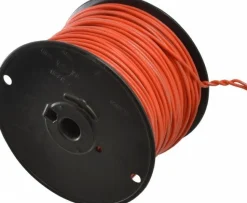 Machine Tool Wire: 16 AWG, Orange, 500' Long, Polyvinylchloride, 0.12" OD