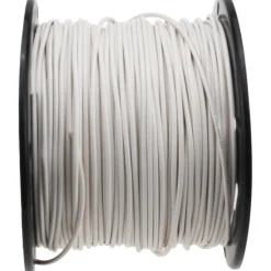 Machine Tool Wire: 16 AWG, White, 500' Long, Polyvinylchloride, 0.12" OD