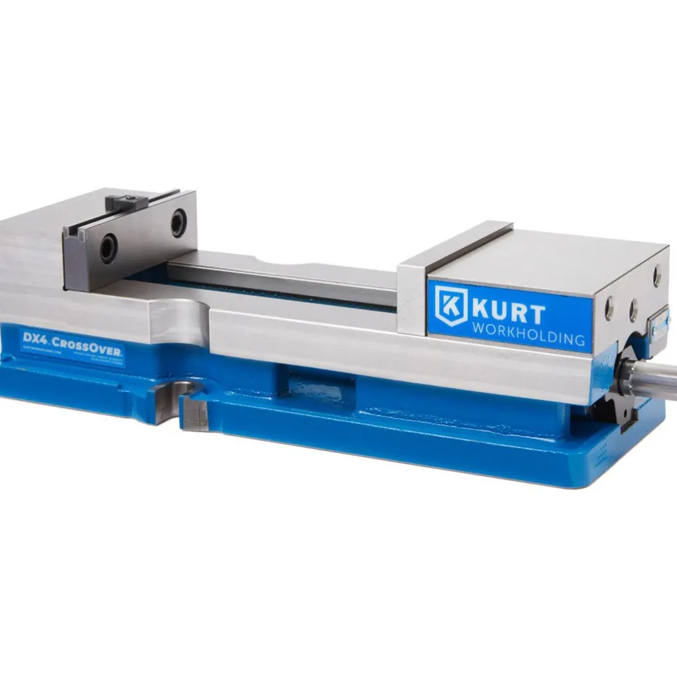Machine Vise: Single-Station, 4.0000" Jaw Width, 6-1/2" Jaw Opening, Stationary Base, Precision