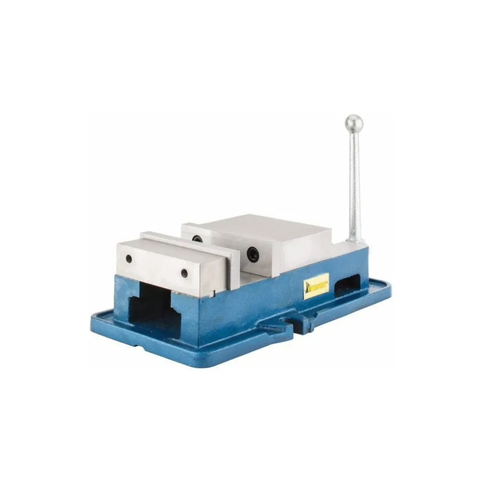 Machine Vise: Single-Station, 6.0000" Jaw Width, 5-29/32" Jaw Opening, Stationary Base, Precision