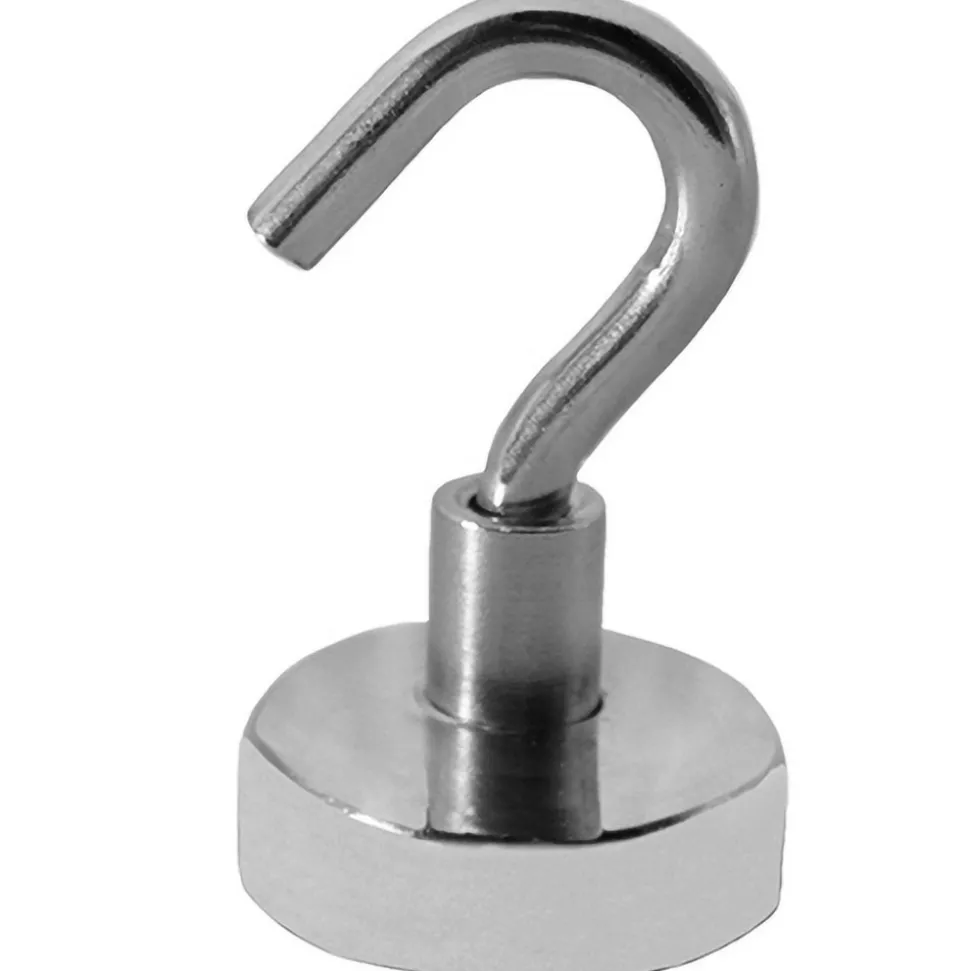 Magnetic Hooks: Magnet Type: Magnetic Lifter; Shape: Circular Raised; Diverter: No; Length (Inch): 4-3/4