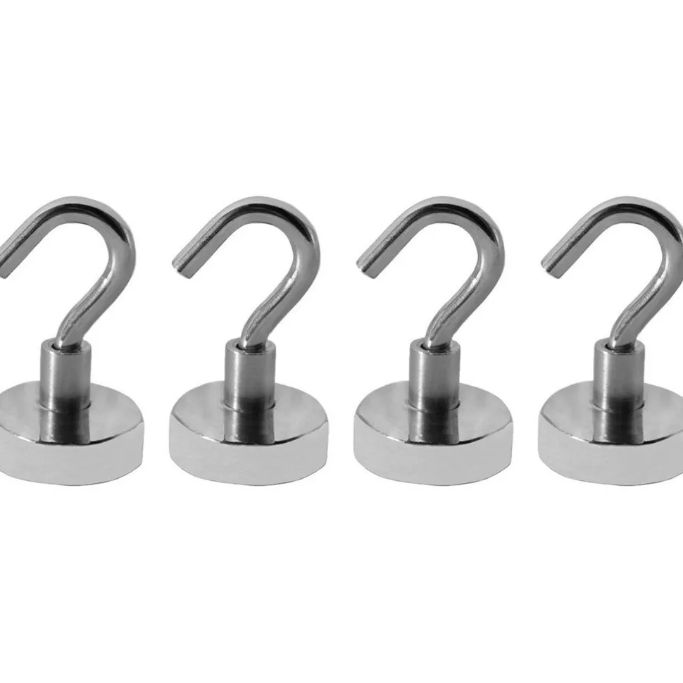 Magnetic Hooks: Magnet Type: Magnetic Lifter; Shape: Circular Raised; Diverter: No; Length (Inch): 4-3/4