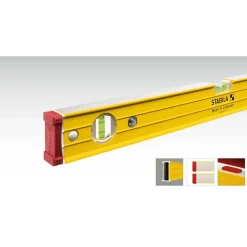 Magnetic 24" Long 3 Vial Box Beam Level