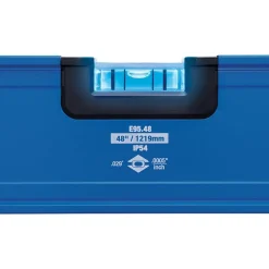 Magnetic 48" Long 3 Vial Box Beam Level