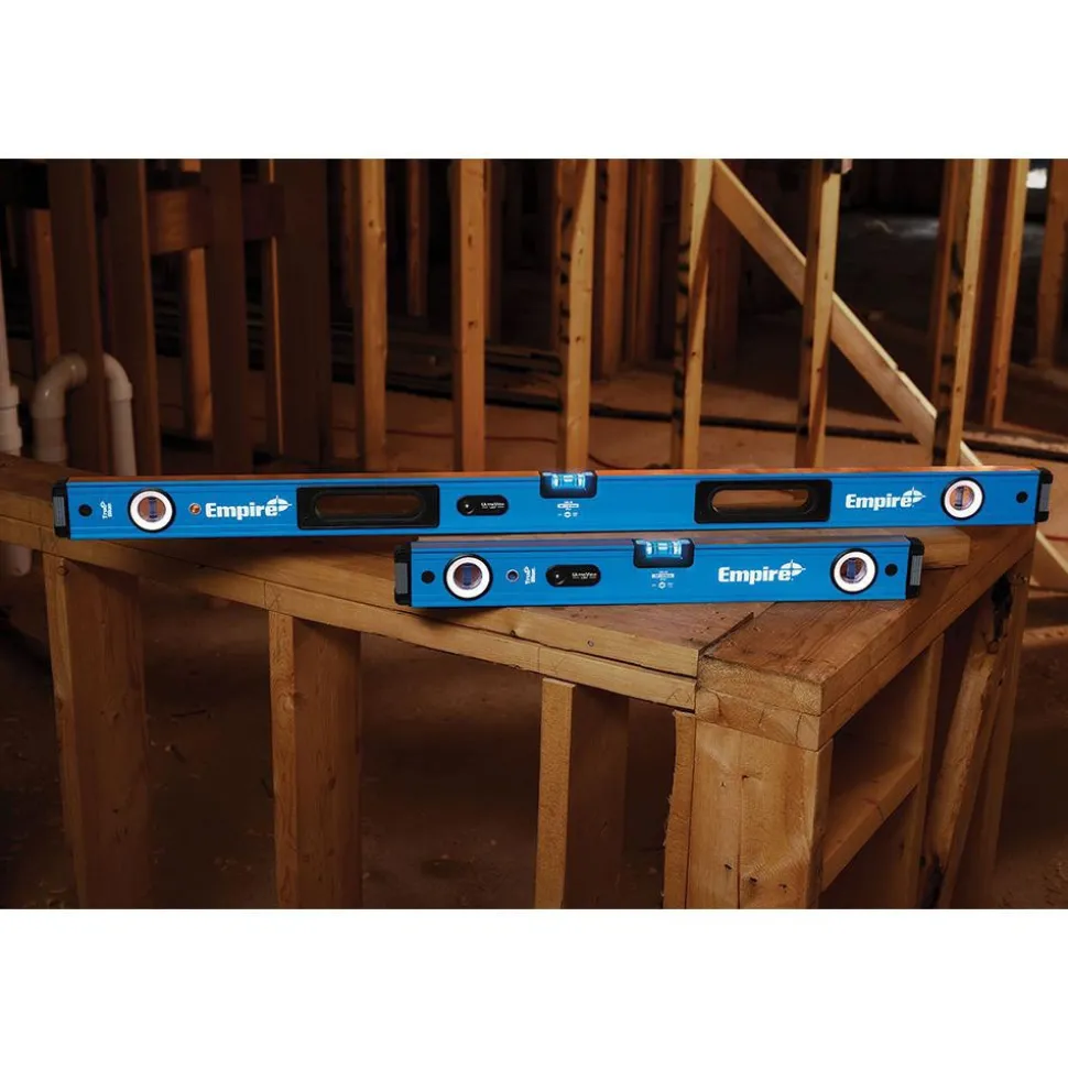 Magnetic 48" Long 3 Vial Box Beam Level