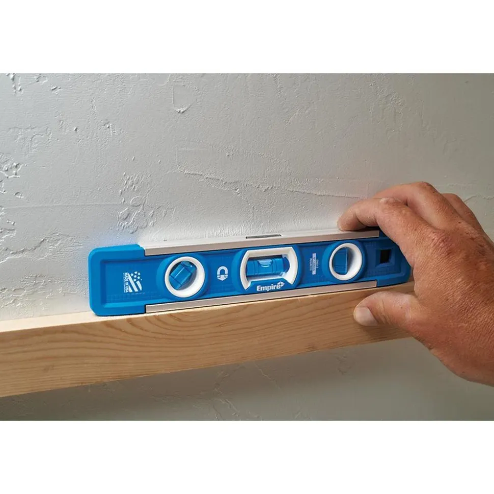 Magnetic 9" Long 3 Vial Torpedo Level