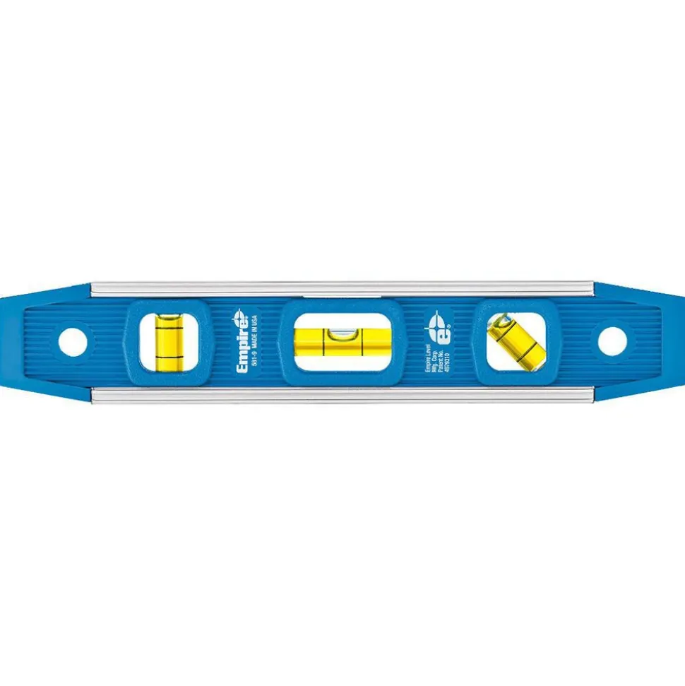 Magnetic 9" Long 3 Vial Torpedo Level
