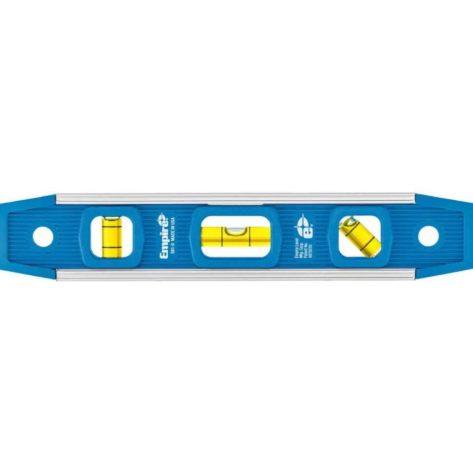 Magnetic 9" Long 3 Vial Torpedo Level