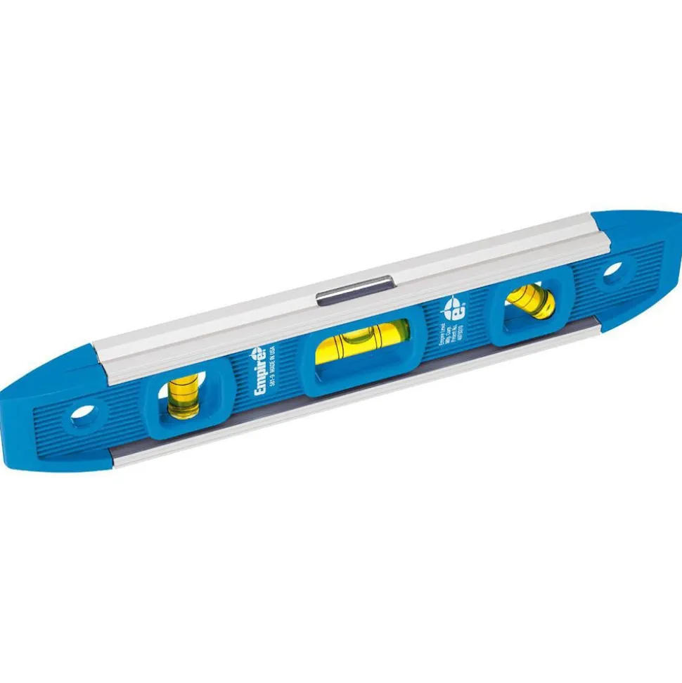 Magnetic 9" Long 3 Vial Torpedo Level