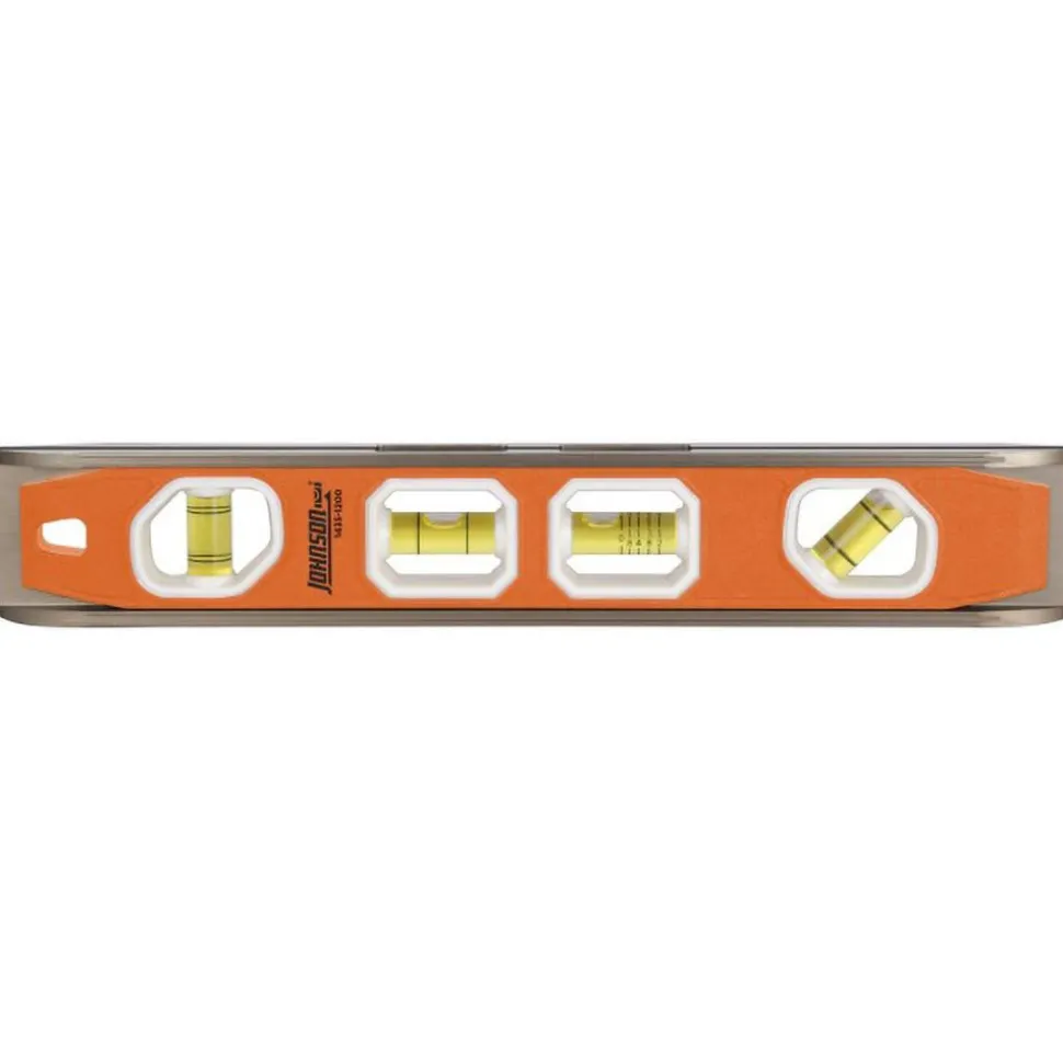 Magnetic 12" Long 4 Vial Torpedo Level