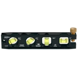 Magnetic 6" Long 4 Vial Torpedo Level