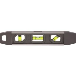 Magnetic 9" Long 3 Vial Torpedo Level