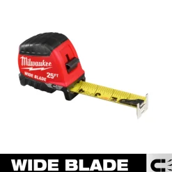 25' Magnetic Tape Measure, Wide Blade
