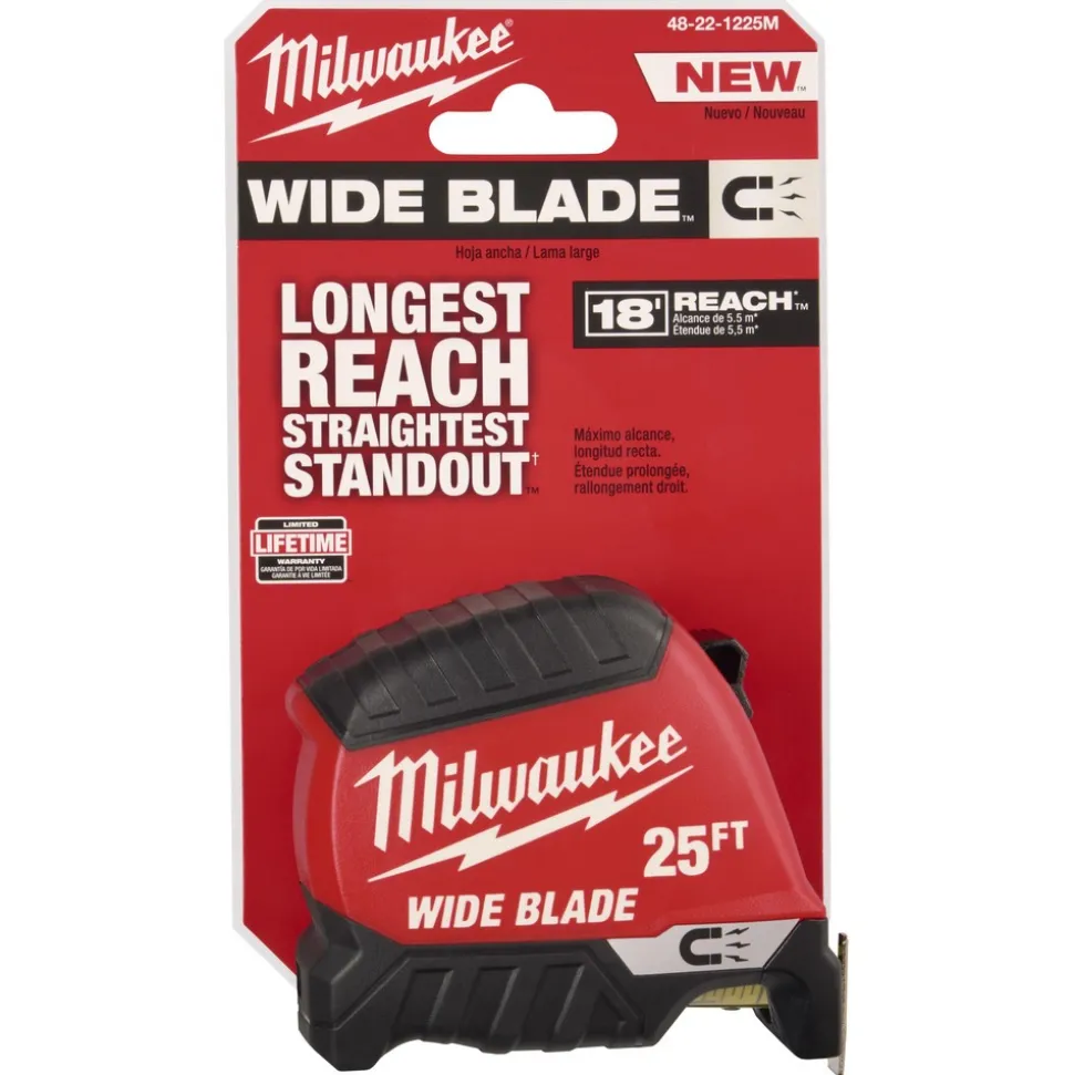 25' Magnetic Tape Measure, Wide Blade