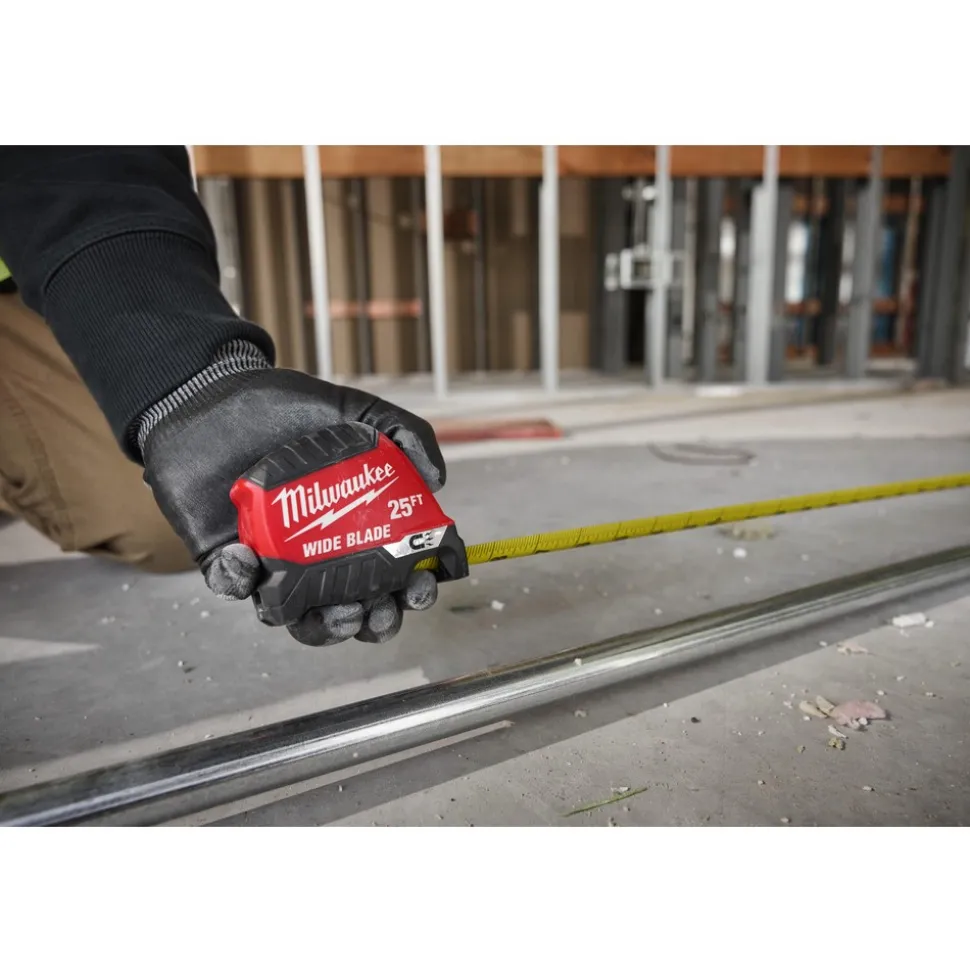 25' Magnetic Tape Measure, Wide Blade
