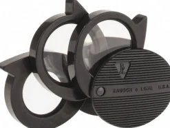 Magnifier: 20x, Round, Glass