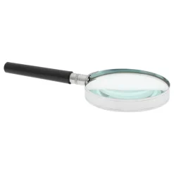 Magnifier: 4x, Round, Glass
